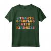 Treat People With Kindness Graphic Tee per donne e uomini - Maglietta motivazionale con design retro - Ideale per Terra, Ringraziamento, Natale - Acquista online!