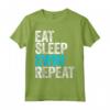 Eat Sleep Swim Repeat - Maglietta da Nuoto per Uomini/Donne/Bambini - Ideale Regalo di Natale per gli Amanti del Nuoto