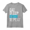 Eat Sleep Swim Repeat - Maglietta da Nuoto per Uomini/Donne/Bambini - Ideale Regalo di Natale per gli Amanti del Nuoto