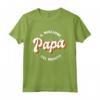 Il Migliore Papà del Mondo - Maglietta Vintage Regalo per la Festa del Papà - Ideale da Moglie, Figlia o Figlio