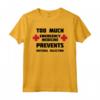 Troppa Medicina di Emergenza Impedisce la Selezione Naturale - T-shirt Divertente Scienza - Idea Regalo per Natale, Festa del Papà o Festa della Mamma
