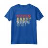 Super Daddy since 2021 - Festa del papà retrò Maglietta - Regalo Originale per il Compleanno del Papà
