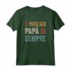 Il miglior papà di sempre - Maglietta vintage per la Festa del Papà - Design retrò anni '60 '70 '80