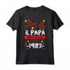 Compleanno 40 Anni Papà - Maglietta Divertente per Uomo del 1982 - Ideale Regalo Anniversario