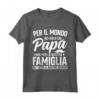 Festa del Papà - Regalo Compleanno per Papà - Maglietta Il Mio Super Papà - Ideale per Regalare a Papà o Marito