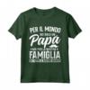 Festa del Papà - Regalo Compleanno per Papà - Maglietta Il Mio Super Papà - Ideale per Regalare a Papà o Marito
