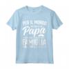 Festa del Papà - Regalo Compleanno per Papà - Maglietta Il Mio Super Papà - Ideale per Regalare a Papà o Marito