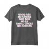 Good Sex No Stress One Boo No Ex (Back Print) Rap Dicendo Maglietta - Regalo Unico per Appassionati di Musica Rap - Ideale per Natale, Compleanno o Festival