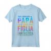 Papa Figlia Fantastica - Super Padre Festa del Papà e Figlia Maglietta - Ideale per Regalare alla Festa del Papà