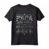 Festa del Papà Migliore del Mondo - Maglia Maglietta per Padre e Nonno - Regalo Compleanno e Sorpresa dai Bambini