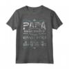 Festa del Papà Migliore del Mondo - Maglia Maglietta per Padre e Nonno - Regalo Compleanno e Sorpresa dai Bambini