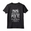 Migliore Papa Figlio Figlia - Divertente Maglietta per la Festa del Papà - Ideale per Compleanno di Figli e Fratelli