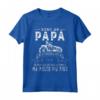 Sono Un Papà Motociclista - Maglietta per i Papà Moto - Ideale per Festa del Papà, Compleanno o Natale