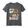 Bambino È il mio secondo compleanno - Camicia Ragazzo Zoo Giungla Safari Festa a Tema Maglietta - Ideale per Compleanno a Tema Giungla o Safari