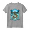 Divertente Fisherman - T-shirt Pesca Luccio Esca Angelo - Regalo per la Festadel Papà - Camicia da Pesca Unica per Uomini e Donne