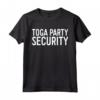 Toga Party Security - T-shirt divertente per Festa Toga - Idea Regalo Divertente per Uomo/Donna