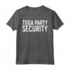 Toga Party Security - T-shirt divertente per Festa Toga - Idea Regalo Divertente per Uomo/Donna