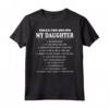Regole per Uscire con Mia Figlia - T-shirt Divertente per Padri e Figlie - Ideale per Festa del Papà o Compleanni