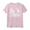 Funny The Catfather Fathers Day Cat Dad Pet Owner Gift Men Maglietta - Perfect Fathers Day Gift for Cat Lover Dads