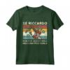 Se Riccardo non può aggiustarlo nessuno può farlo - Maglietta Personalizzata per Compleanno o Natale - Regalo unico con Nome Riccardo