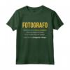 Fotografo Definizione | HapTiger Maglietta - Idea Regalo Divertente per Fotografi Uomo e Donna - Perfetta per Compleanni e Feste