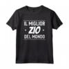 Miglior Zio del Mondo - Maglietta Regalo per lo Zio - Ideale per Compleanno, Laurea o Natale