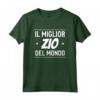 Miglior Zio del Mondo - Maglietta Regalo per lo Zio - Ideale per Compleanno, Laurea o Natale