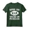 Pensione Divertente - Regalo Pensionato VIP Vecio In Pension - Maglietta per Nonno con Scritte Ironiche e Divertenti