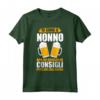 Nonno Birra Bisnonno - Maglietta Regalo per Compleanno o Natale - Ideale per Festa del Papà