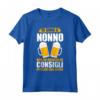 Nonno Birra Bisnonno - Maglietta Regalo per Compleanno o Natale - Ideale per Festa del Papà