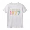Vintage 1977 - Compleanno Retro 45° Regalo Uomo Donna - Maglietta Anni '70 '80 '60 per Festa B-Day