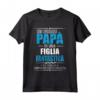 Figlia Festa del Papà Regalo Papà Maglietta - Sono L'orgoglioso papà di Una Figlia Fantastica - Ideale per Compleanno e Natale