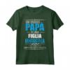 Figlia Festa del Papà Regalo Papà Maglietta - Sono L'orgoglioso papà di Una Figlia Fantastica - Ideale per Compleanno e Natale