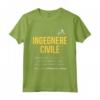 Ingegnere Civile Definizione | HapTiger Maglietta - Idea Regalo Divertente per Compleanno e Laurea