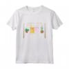 Retrò Gatto Tshirt per Signora - Pianta della Cat Donna Maglietta - Regalo Divertente per Amanti dei Gatti e Giardinieri Hobby