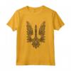 Maglietta Bandiera e Stemma Ucraina - Regalo Perfetto per Occasioni Speciali - Stile Vintage e Retrò