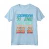 Leggendario dal 91 anni - Maglietta Compleanno 91° per Uomini e Donne - Ideale per Regalo Personalizzato del 91° Compleanno
