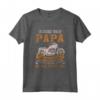 Motociclista Sono Un Papà Motociclista - Maglietta per Papà Moto - Ideale per Festa del Papà, Compleanno o Natale
