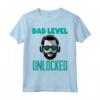 Papà Level Unlocked - Maglietta Speciale per la Festa del Papà - Ideale per Regalare a Papà, Nonni, Zii e Cugini