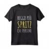 HapTiger Maglietta Reggo più Spritz che Persone - Idea Regalo Divertente per Amanti dello Spritz - Ideale per Papà, Nonno, Zio o Fratello