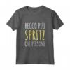 HapTiger Maglietta Reggo più Spritz che Persone - Idea Regalo Divertente per Amanti dello Spritz - Ideale per Papà, Nonno, Zio o Fratello