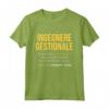 Ingegnere Gestionale Definizione | HapTiger Maglietta - Idea Regalo Divertente per Ingegnere - Perfetta per Compleanno o Regalo Laurea