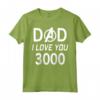 HapTiger Dad I Love You 3000 Avengers Logo Festa Del Papà Maglietta - Official Marvel Father's Day Gift for Dad - Buy Online Now