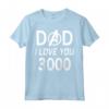 HapTiger Dad I Love You 3000 Avengers Logo Festa Del Papà Maglietta - Official Marvel Father's Day Gift for Dad - Buy Online Now