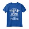 Idea Regalo Motociclistica per Papà Motociclista - Maglietta da Moto per un Padre Figo - Regalo Perfetto per Amanti delle Due Ruote
