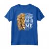 Christian Bible Verse Gifts Men Dad Lion of Judah Maglietta - Filippesi 4:13 - Regali Versetti Biblici Leone di Giuda per Uomo - Acquista Online