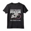 Sono un Opossum in un Costume Umano Divertente - Maglietta Opossum per Natale e Feste - Ideale per Regali Divertenti
