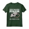 Sono un Opossum in un Costume Umano Divertente - Maglietta Opossum per Natale e Feste - Ideale per Regali Divertenti