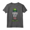 Papa Elfo di Natale - T-shirt Pigiama Corrispondenza per Famiglia - Regalo Divertente Vacanze Natalizie