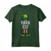 Papa Elfo di Natale - T-shirt Pigiama Corrispondenza per Famiglia - Regalo Divertente Vacanze Natalizie